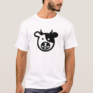 Camiseta carne de vaca linda