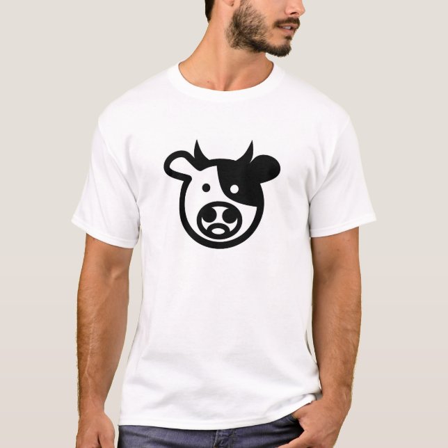 Camiseta carne de vaca linda (Anverso)