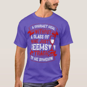 Camiseta Carne De Vino Gourmet Sin Vino