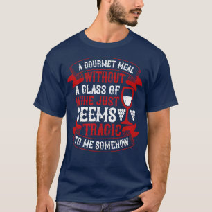 Camiseta Carne De Vino Gourmet Sin Vino