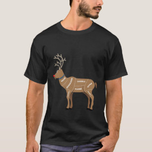 Camiseta Carne del reno para el navidad