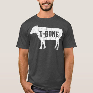 Camiseta Carne divertida BBQ T-Bone Steak Shirt