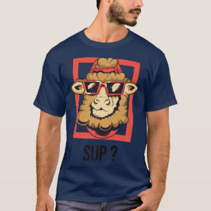 Camiseta Carne divertida con gafas de sol Granja Granjero A