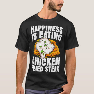 Camiseta Carne frita de pollo Comodidad Comida divertida po