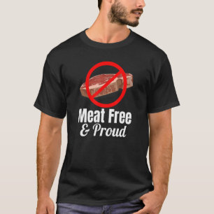 Camiseta Carne libre y filete orgulloso cruzado en el círcu