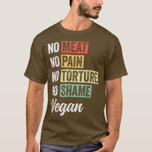 Camiseta Carne Sin Dolor Ni Tortura Ni Vegetari Gracioso
