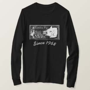 Camiseta Carnes de Cabeza de Cerdo Zombie - Desde 1968 Blan