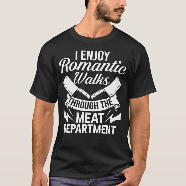 Camiseta Carnicería Carne Cutter Knife Shop Carnicería (Anverso)