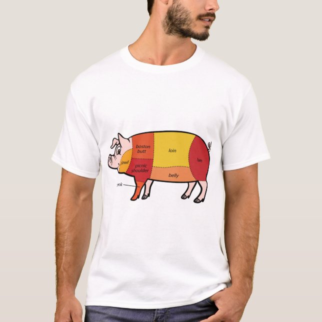 Camiseta Carnicería de cerdo (2) (Anverso)