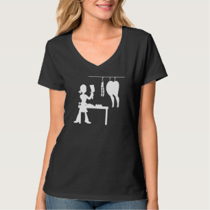 Camiseta Carnicería Ham Meat Sausage Salami Chef Porcino