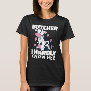Camiseta Carnicero Apenas la conozco Carne  Carnicería 1