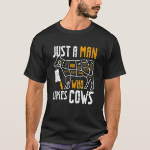 Camiseta Carnicero de carnicería de hombres solo un hombre