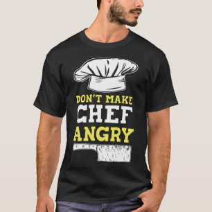 Camiseta Carnicero de cocina Cook graciosos dichos del chef