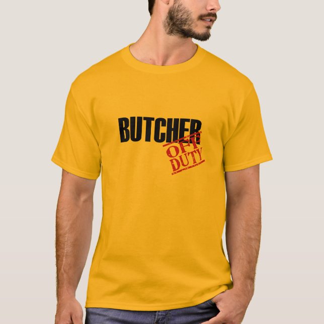 Camiseta Carnicero jubilado (Anverso)