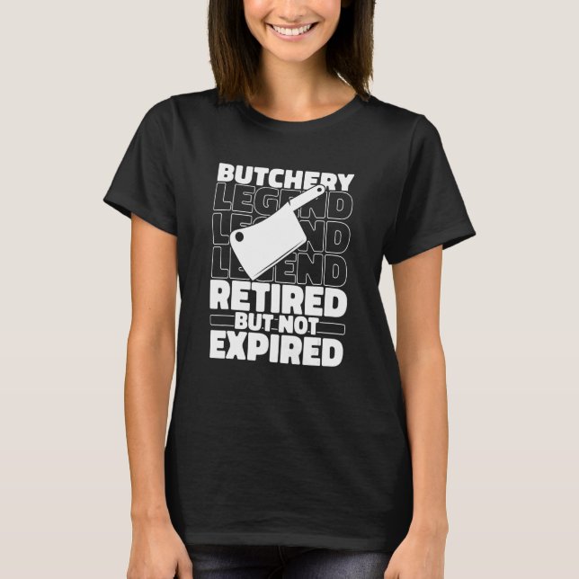 Camiseta Carnicero Retirado - Carnicería (Anverso)