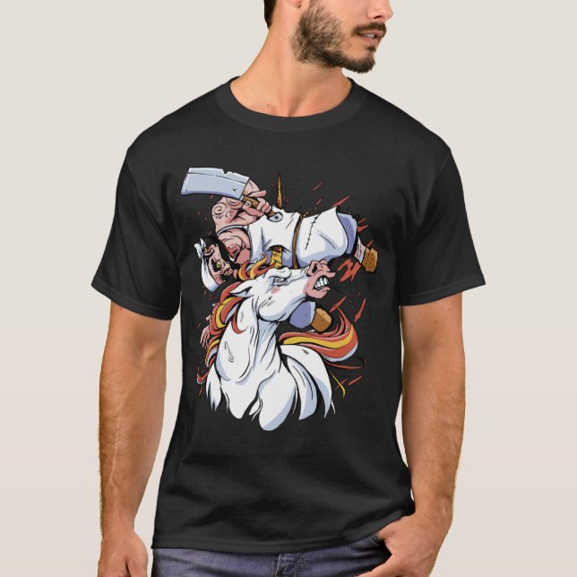 Camiseta Carnicero Unicorn Horse (Anverso)