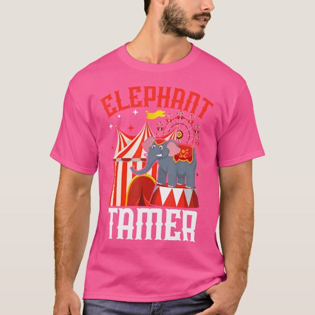Camiseta Carnival Circus Animal Trainer Ringmaster Elephant (Anverso)