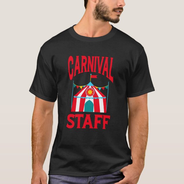 Camiseta Carnival Staff Shapito Circus Festival Holiday  1 (Anverso)