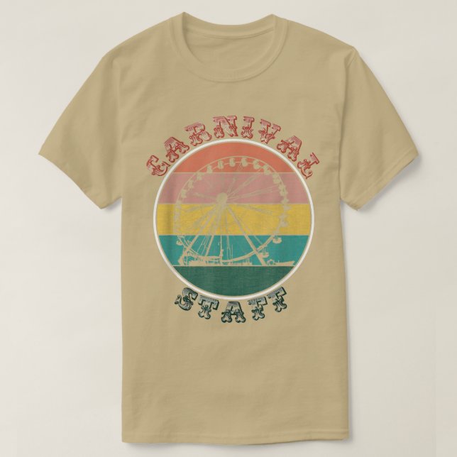 Camiseta Carnival StaffFunny Childrens Birthday, Circus Sec (Diseño del anverso)