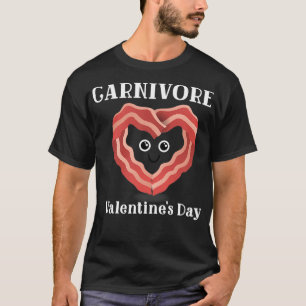 Camiseta Carnivore Día de San Valentín Gift Bacon Heart Car