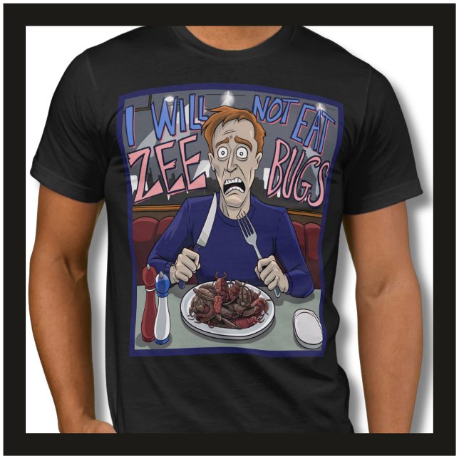 Camiseta Carnivore gracioso Ketovore Keto come carne no bic (Funny Carnivore Lover - Eat Meat Not Bugs - Fun Gag Birthday Gift For Men.)