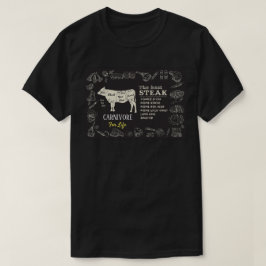 Camiseta Carnivore por la vida El mejor filete de carne