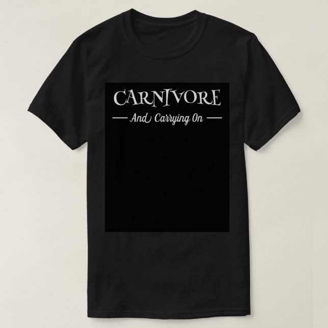 Camiseta Carnivore Y Continuación (Diseño del anverso)