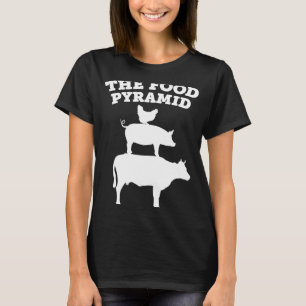 Camiseta Carnívoro Hardcore Diet Food Pyramid Comedor de ca