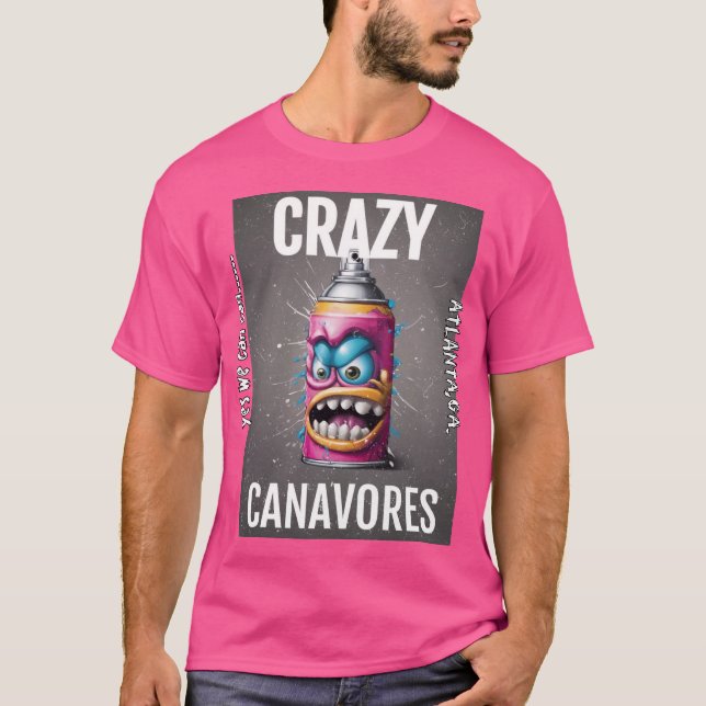 CAMISETA CARNÍVOROS LOCOS (Anverso)