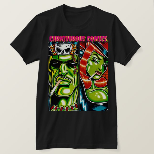Camiseta Carnivorous™/La Bella y la Bestia (Anverso del diseño)
