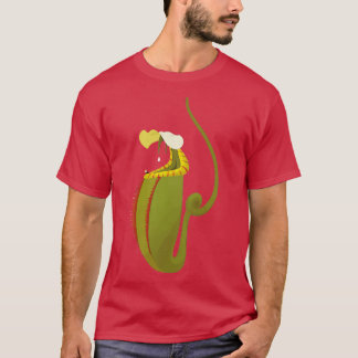 Camiseta Carnivorous Nepenthes Pitcher Planta Botánica L