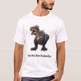 Camiseta Carnotaurus Dinosaur Crea Tu Propio Texto Personal