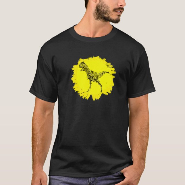 Camiseta Carnotaurus Dinosaurio Dino (Anverso)