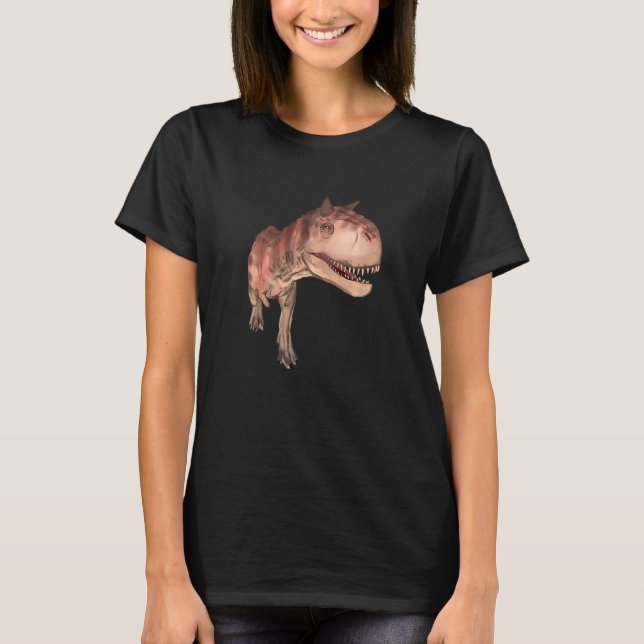 Camiseta Carnotaurus No Se Divierte (Anverso)