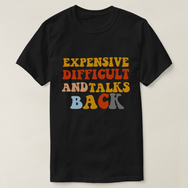 Camiseta Caro Difícil Y Contra El Día de la Madre Mamá (Diseño del anverso)