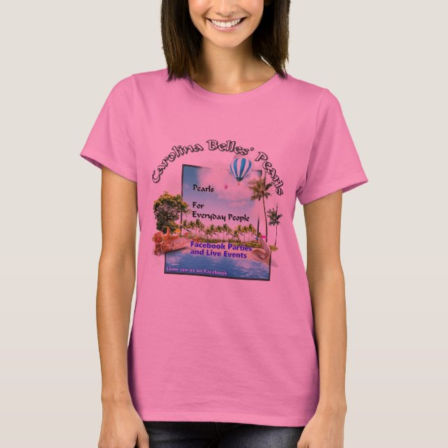 Camiseta Carolina Belles Pearls 1 (Anverso)
