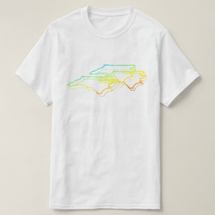 Camiseta carolina chill blur del norte