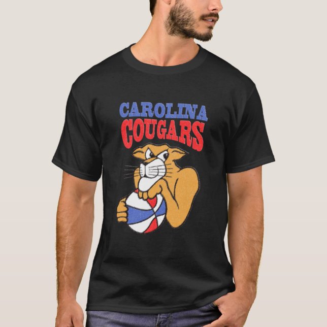 Camiseta Carolina Cougars Vintage Essential (Anverso)