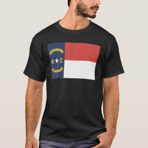 Camiseta Carolina del Norte Bandera del Estado de NC Estado