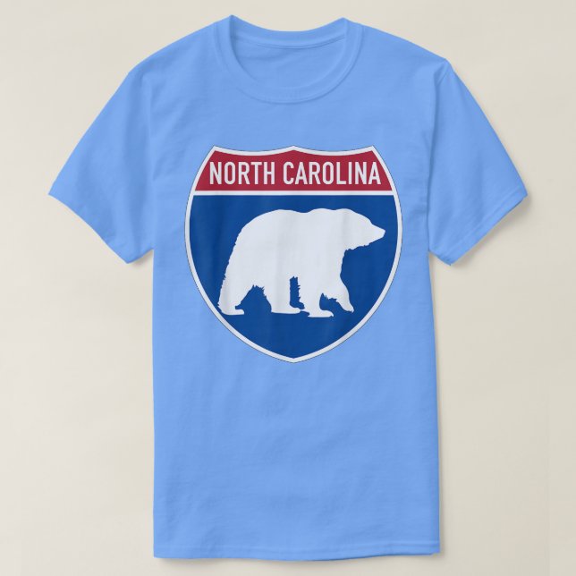 Camiseta Carolina del Norte Carolina Carolina Carolina del  (Diseño del anverso)