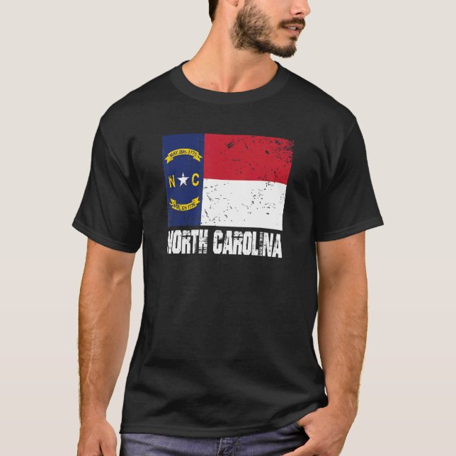 Camiseta Carolina del Norte Estados Unidos Estados Unidos N (Anverso)
