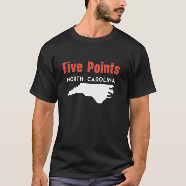 Camiseta Carolina del Norte Estados Unidos Estados Unidos T (Anverso)