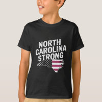 Carolina del Norte fuerte con bandera de NC State
