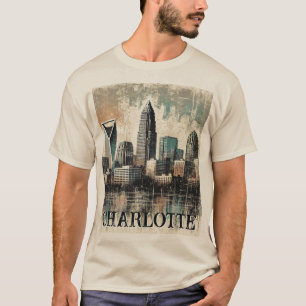 Camiseta Carolina del Norte, la gran Charlotte angustiada