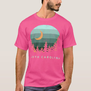 Camiseta Carolina del Norte Vintage Sunset Outdoor Senderis
