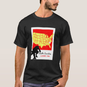 Camiseta Carolina Del Sur Cryptid Home Of The Lizard Man