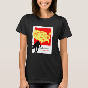 Camiseta Carolina Del Sur Cryptid Home Of The Lizard Man