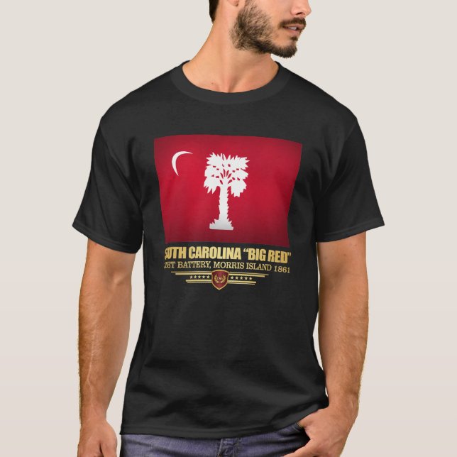 Camiseta Carolina del Sur "Gran Rojo" (Anverso)