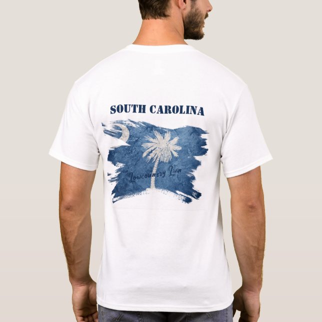 Camiseta Carolina del Sur Vida en los países bajos género n (Reverso)