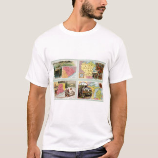 Camiseta Carolina del Sur, Wisconsin, Maine, Michigan
